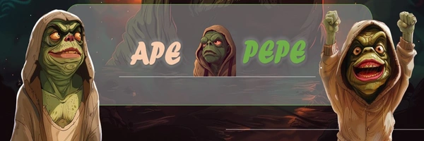 Ape and Pepe Banner