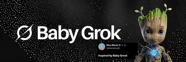 Baby Grok Banner