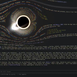 Ghostty Blackhole logo