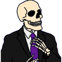 Purple Tie Skull