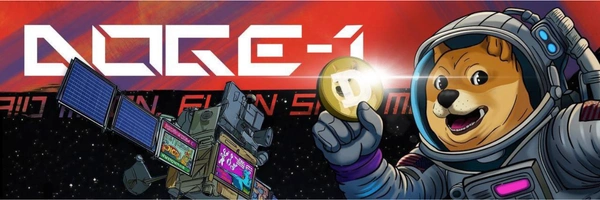 DOGE-1 Satellite Banner