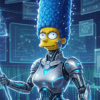 Marge Simpson logo
