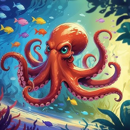 Octopus Invaders logo